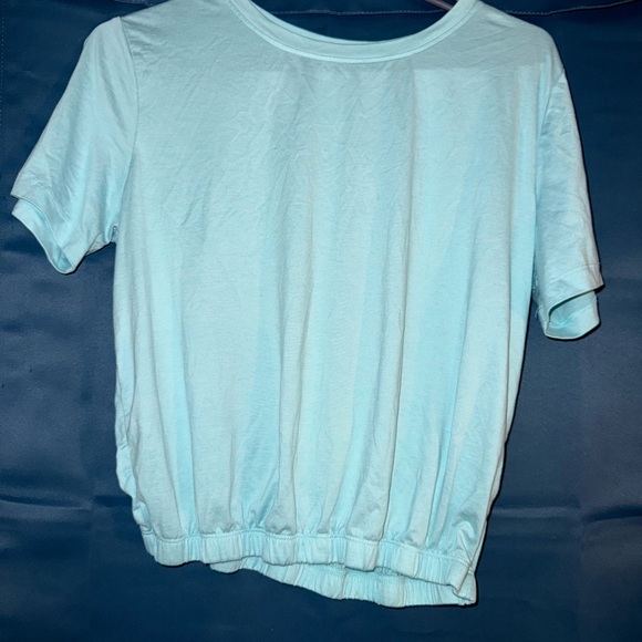 Tops - Light Blue Short Sleeve Top